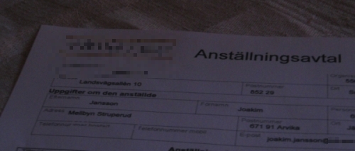 Anställningsavtal