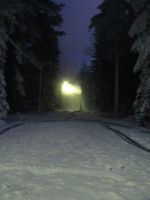 10 kubik snö per timma!