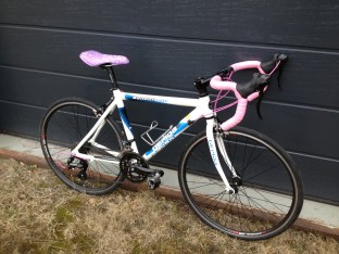 Idas rosafierade racer