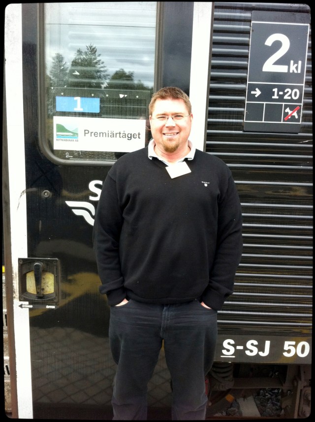 Premiärtåget på Botniabanan